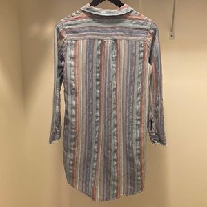 Baja shirt dress multi colored